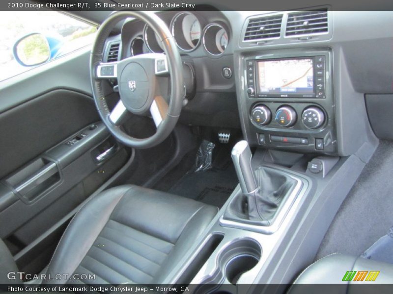 B5 Blue Pearlcoat / Dark Slate Gray 2010 Dodge Challenger R/T