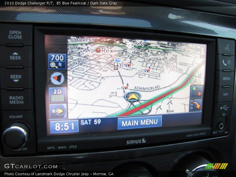 B5 Blue Pearlcoat / Dark Slate Gray 2010 Dodge Challenger R/T