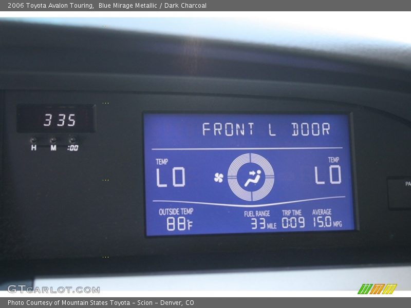 Blue Mirage Metallic / Dark Charcoal 2006 Toyota Avalon Touring