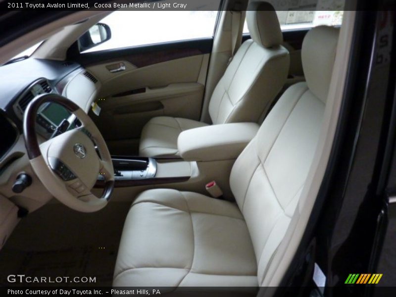 Cocoa Bean Metallic / Light Gray 2011 Toyota Avalon Limited