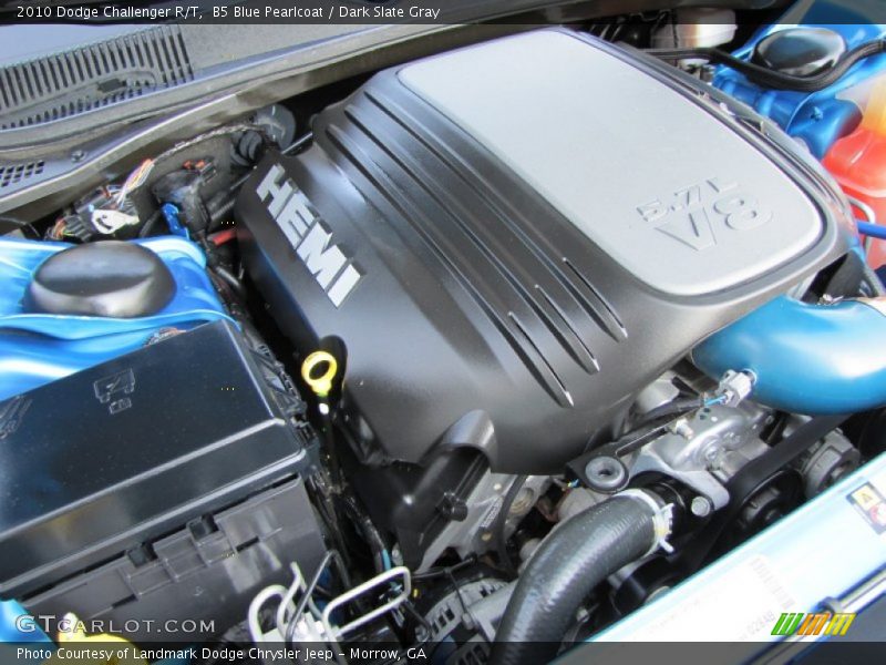 B5 Blue Pearlcoat / Dark Slate Gray 2010 Dodge Challenger R/T