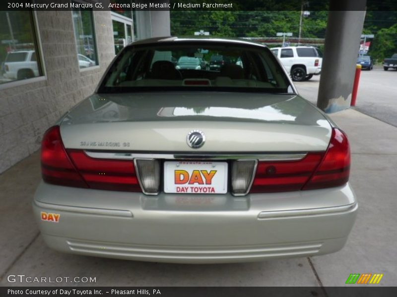 Arizona Beige Metallic / Medium Parchment 2004 Mercury Grand Marquis GS