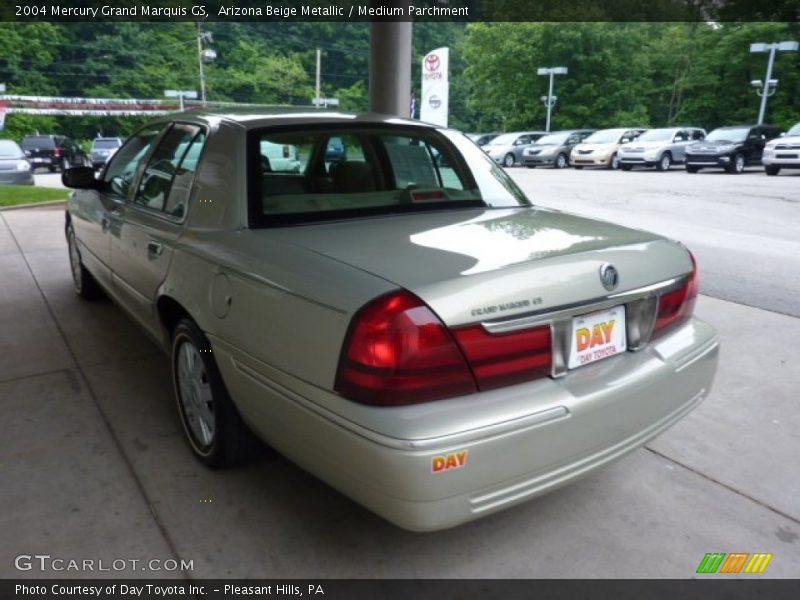 Arizona Beige Metallic / Medium Parchment 2004 Mercury Grand Marquis GS