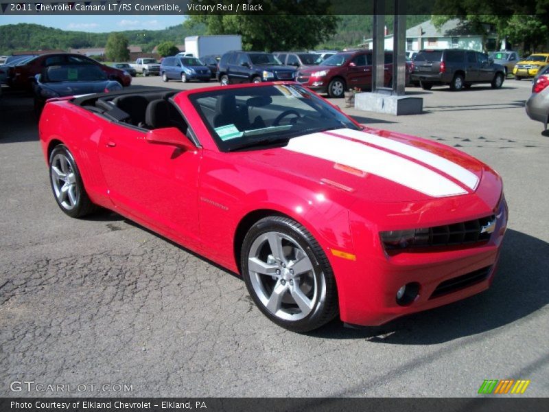 Victory Red / Black 2011 Chevrolet Camaro LT/RS Convertible