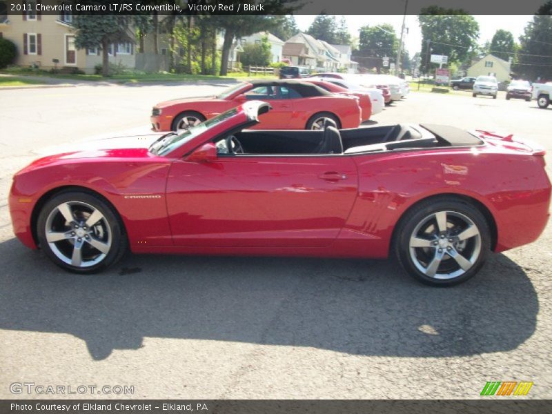 Victory Red / Black 2011 Chevrolet Camaro LT/RS Convertible