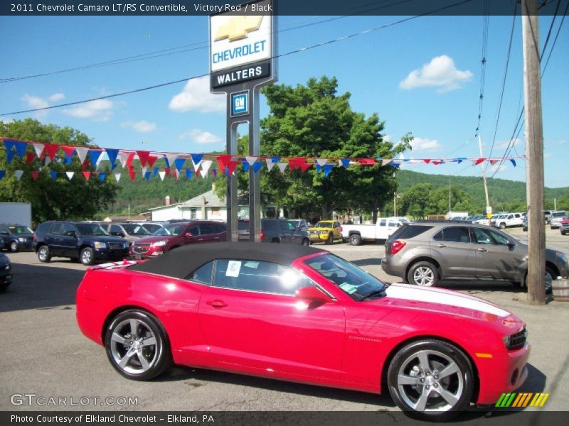 Victory Red / Black 2011 Chevrolet Camaro LT/RS Convertible