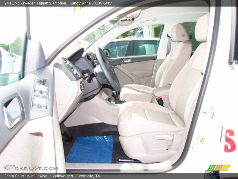 Candy White / Clay Gray 2011 Volkswagen Tiguan S 4Motion
