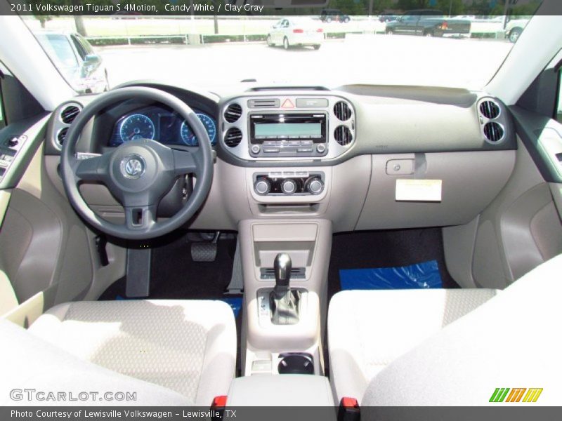 Candy White / Clay Gray 2011 Volkswagen Tiguan S 4Motion