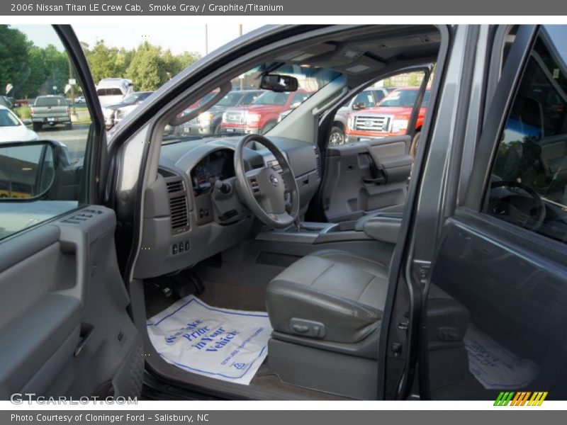 Smoke Gray / Graphite/Titanium 2006 Nissan Titan LE Crew Cab