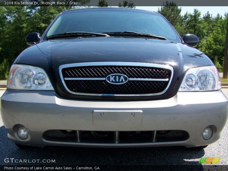 Midnight Black / Gray 2004 Kia Sedona EX