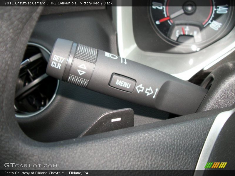 Controls of 2011 Camaro LT/RS Convertible