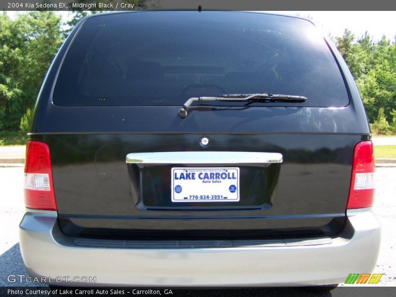 Midnight Black / Gray 2004 Kia Sedona EX