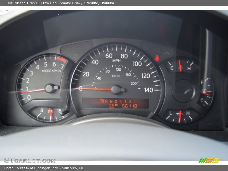 Smoke Gray / Graphite/Titanium 2006 Nissan Titan LE Crew Cab