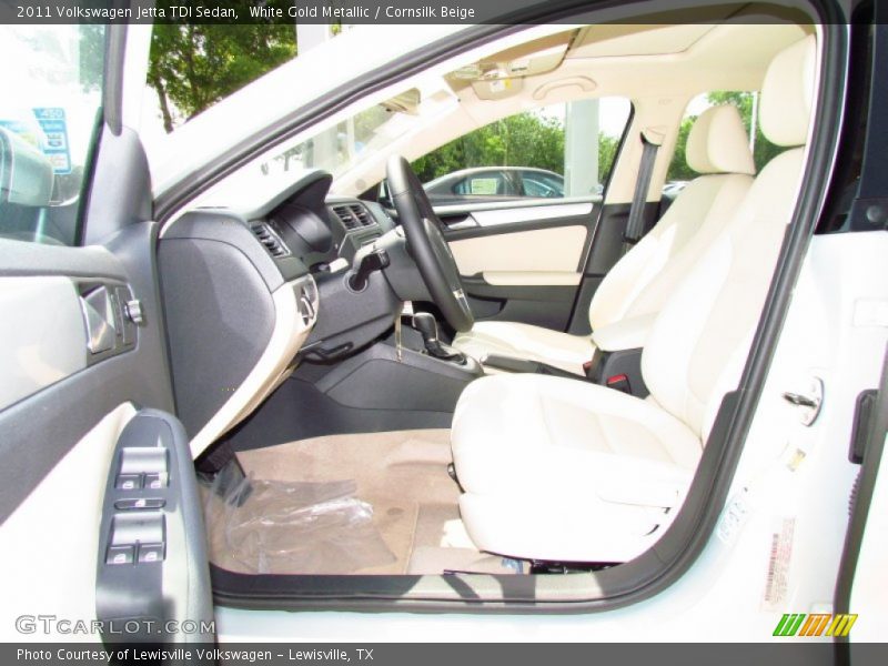 White Gold Metallic / Cornsilk Beige 2011 Volkswagen Jetta TDI Sedan