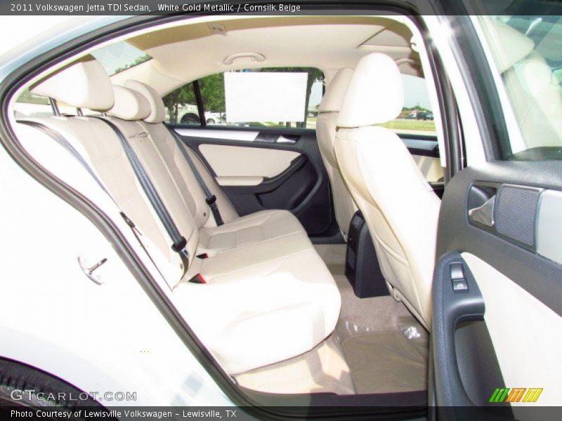 White Gold Metallic / Cornsilk Beige 2011 Volkswagen Jetta TDI Sedan