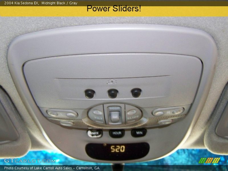 Midnight Black / Gray 2004 Kia Sedona EX