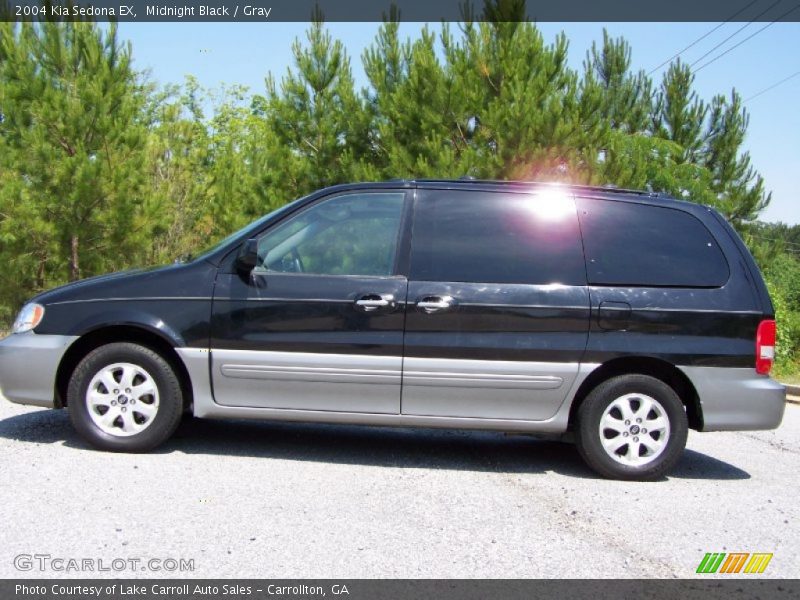 Midnight Black / Gray 2004 Kia Sedona EX