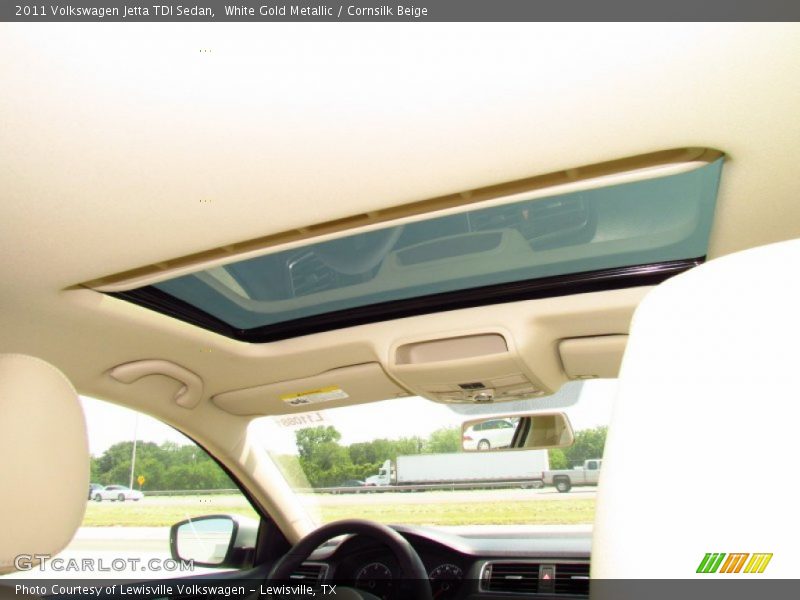 White Gold Metallic / Cornsilk Beige 2011 Volkswagen Jetta TDI Sedan