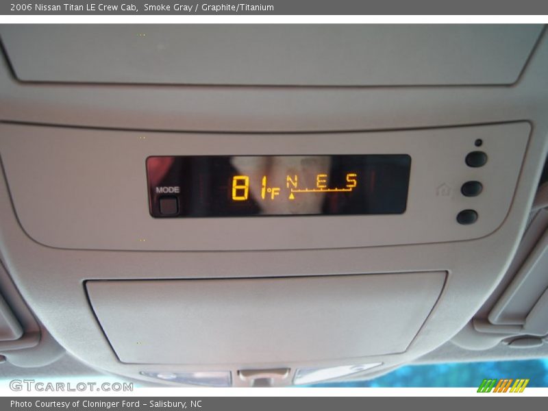 Smoke Gray / Graphite/Titanium 2006 Nissan Titan LE Crew Cab