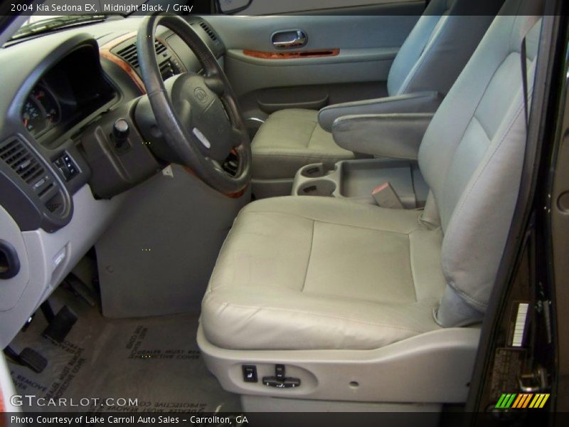 Midnight Black / Gray 2004 Kia Sedona EX