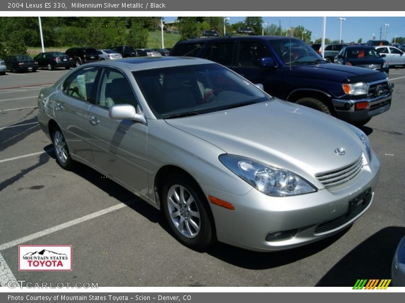 Millennium Silver Metallic / Black 2004 Lexus ES 330