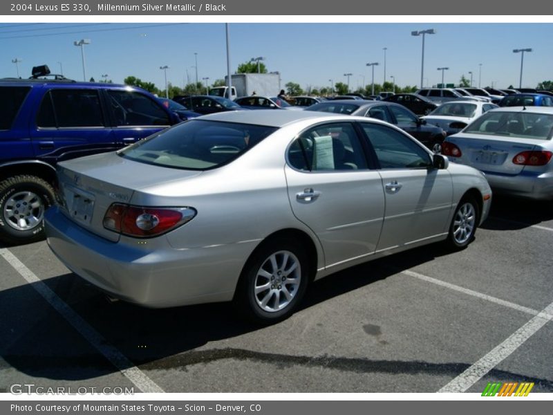 Millennium Silver Metallic / Black 2004 Lexus ES 330