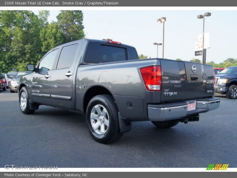 Smoke Gray / Graphite/Titanium 2006 Nissan Titan LE Crew Cab