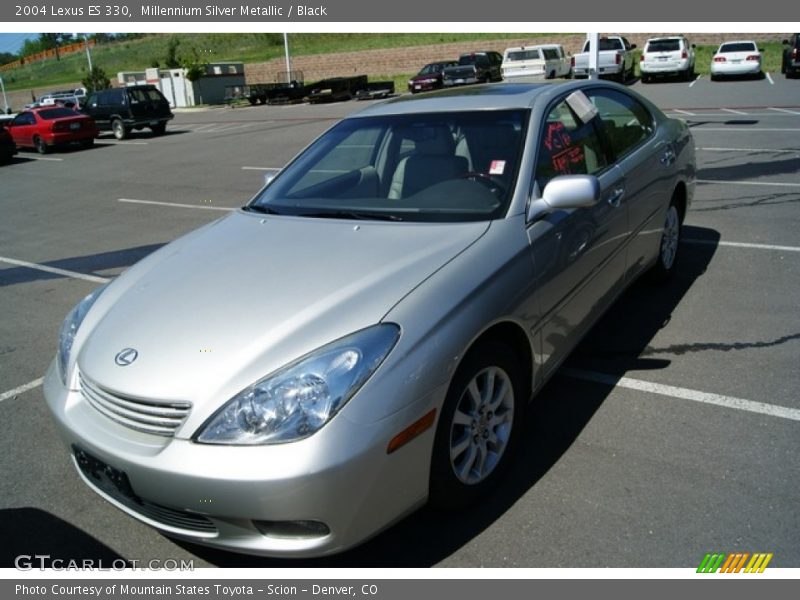 Millennium Silver Metallic / Black 2004 Lexus ES 330