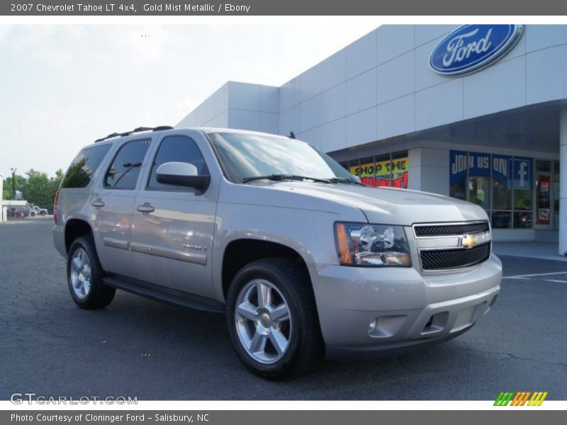 Gold Mist Metallic / Ebony 2007 Chevrolet Tahoe LT 4x4