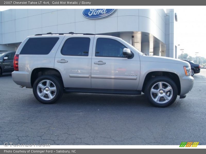 Gold Mist Metallic / Ebony 2007 Chevrolet Tahoe LT 4x4