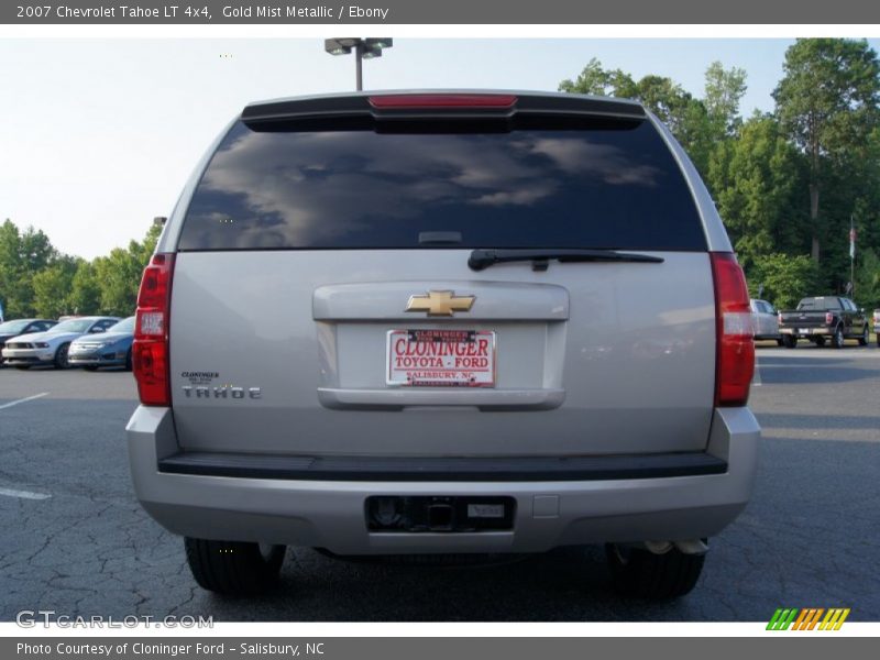 Gold Mist Metallic / Ebony 2007 Chevrolet Tahoe LT 4x4