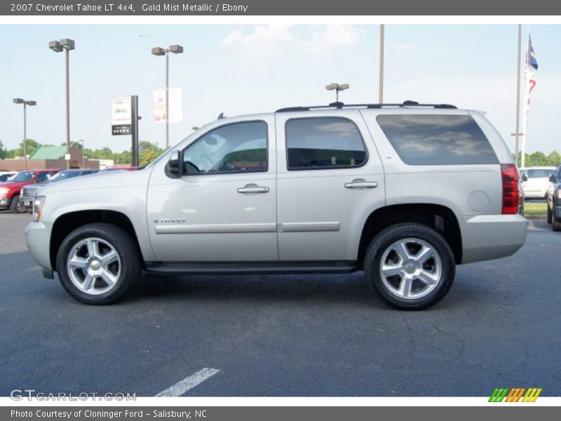 Gold Mist Metallic / Ebony 2007 Chevrolet Tahoe LT 4x4