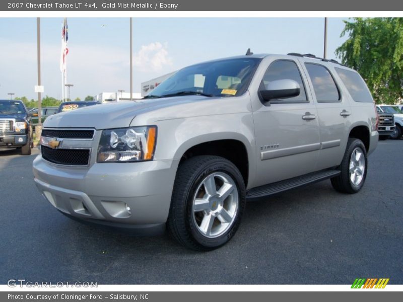Gold Mist Metallic / Ebony 2007 Chevrolet Tahoe LT 4x4