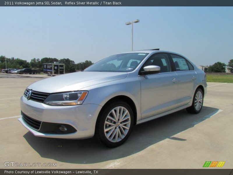 Reflex Silver Metallic / Titan Black 2011 Volkswagen Jetta SEL Sedan
