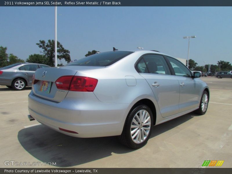 Reflex Silver Metallic / Titan Black 2011 Volkswagen Jetta SEL Sedan