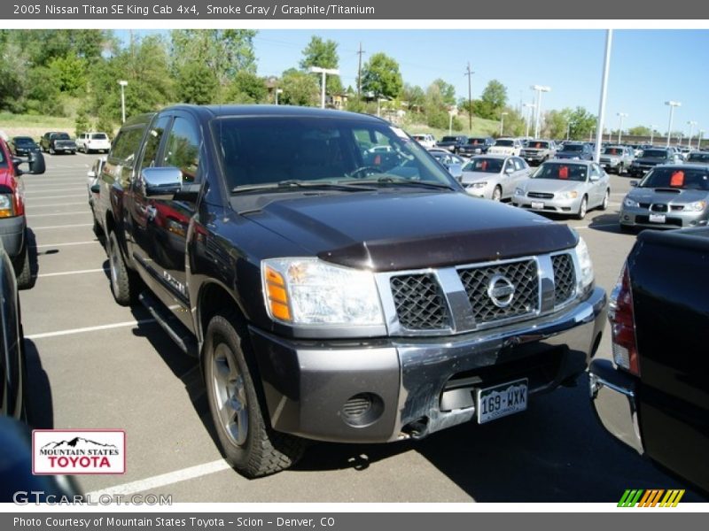 Smoke Gray / Graphite/Titanium 2005 Nissan Titan SE King Cab 4x4