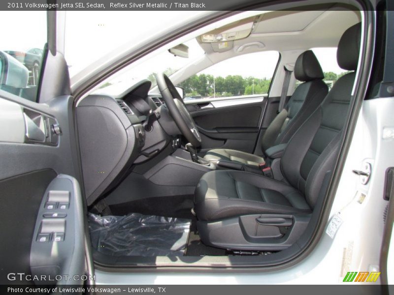Reflex Silver Metallic / Titan Black 2011 Volkswagen Jetta SEL Sedan