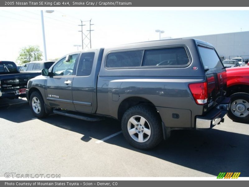 Smoke Gray / Graphite/Titanium 2005 Nissan Titan SE King Cab 4x4