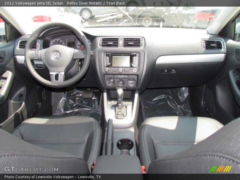 Reflex Silver Metallic / Titan Black 2011 Volkswagen Jetta SEL Sedan