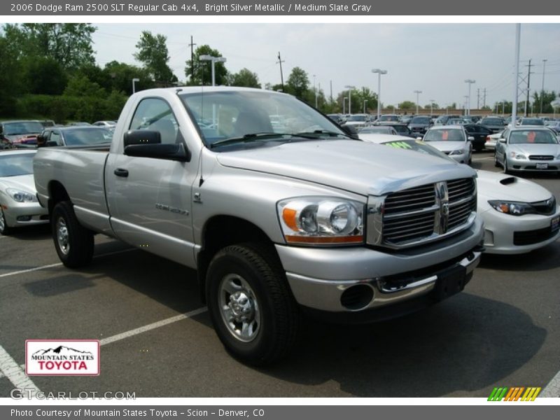 Bright Silver Metallic / Medium Slate Gray 2006 Dodge Ram 2500 SLT Regular Cab 4x4