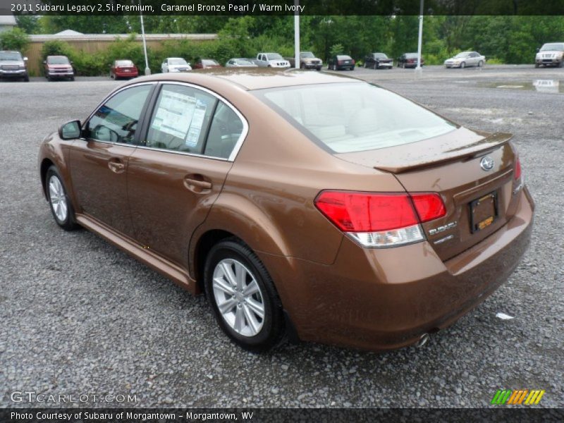 Caramel Bronze Pearl / Warm Ivory 2011 Subaru Legacy 2.5i Premium