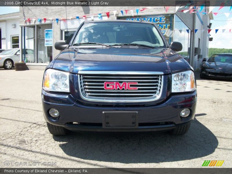 Midnight Blue Metallic / Light Gray 2008 GMC Envoy SLE 4x4