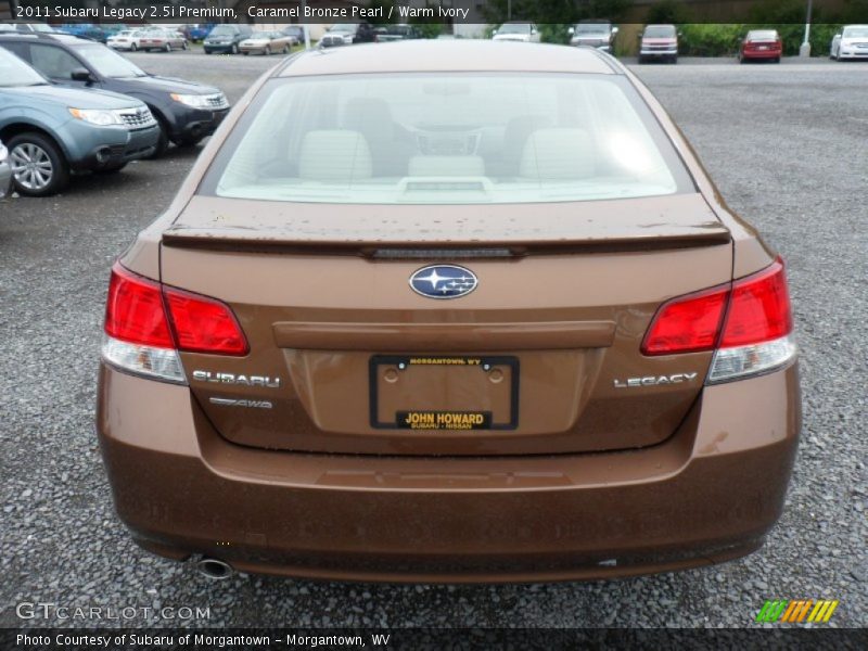 Caramel Bronze Pearl / Warm Ivory 2011 Subaru Legacy 2.5i Premium