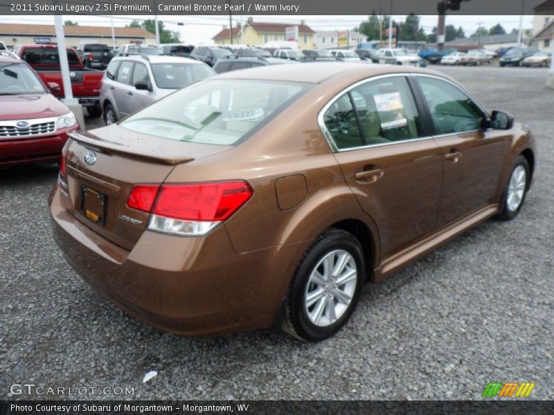 Caramel Bronze Pearl / Warm Ivory 2011 Subaru Legacy 2.5i Premium