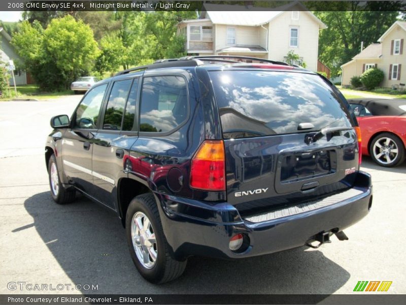 Midnight Blue Metallic / Light Gray 2008 GMC Envoy SLE 4x4