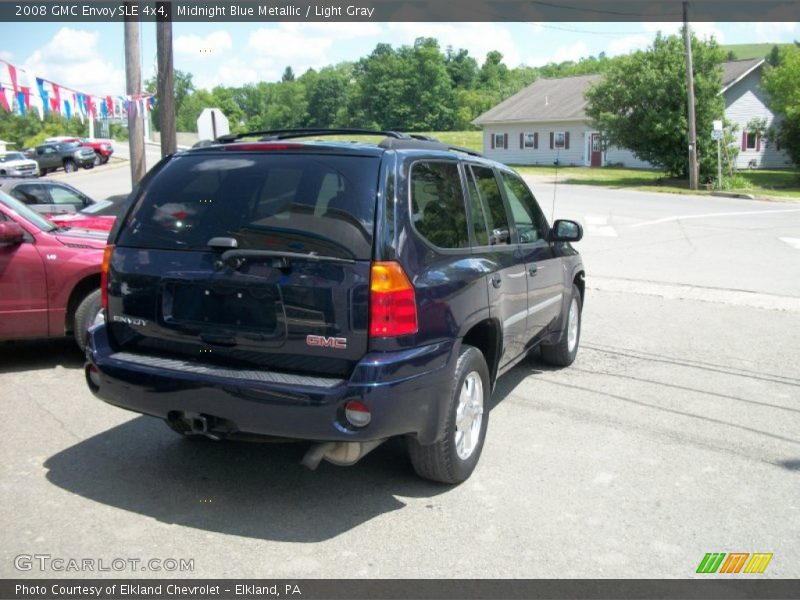 Midnight Blue Metallic / Light Gray 2008 GMC Envoy SLE 4x4