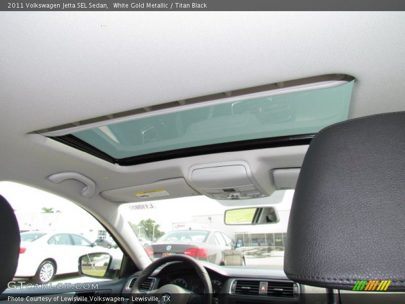 White Gold Metallic / Titan Black 2011 Volkswagen Jetta SEL Sedan