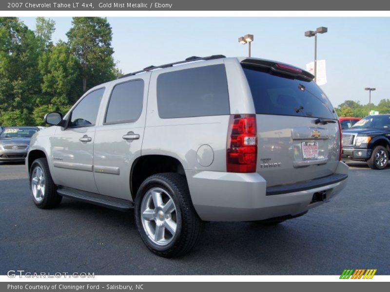 Gold Mist Metallic / Ebony 2007 Chevrolet Tahoe LT 4x4