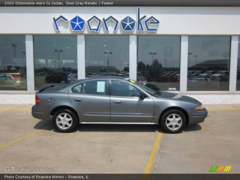 Steel Gray Metallic / Pewter 2003 Oldsmobile Alero GL Sedan