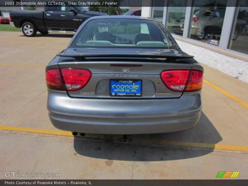 Steel Gray Metallic / Pewter 2003 Oldsmobile Alero GL Sedan